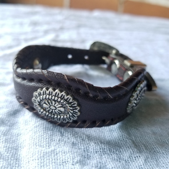 Jewelry - Leather & Silver Bracelet